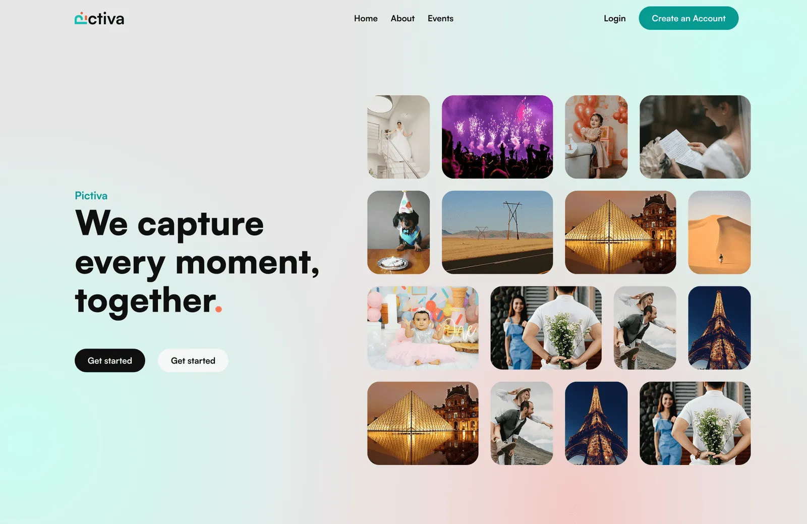 Pictiva website preview